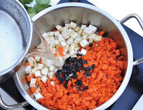 recette soupe carottes céleri