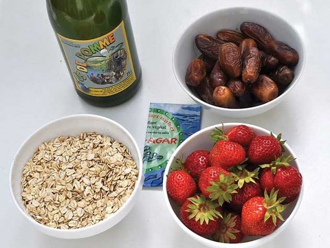 tarte flocons avoine fraises sans gluten