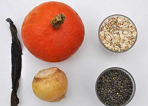 recette soupe potimarron lentilles